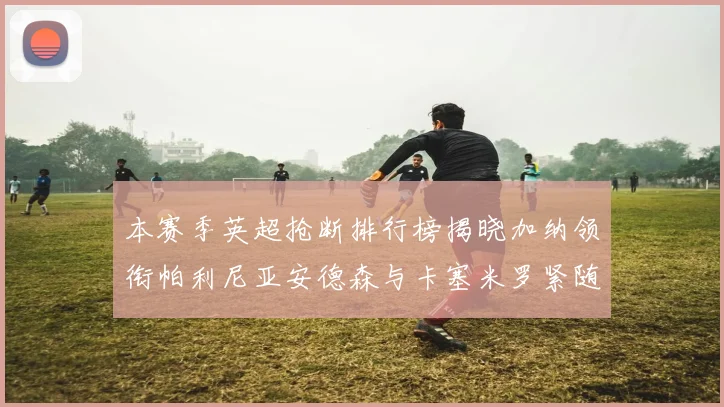 本赛季英超抢断排行榜揭晓加纳领衔帕利尼亚安德森与卡塞米罗紧随其后